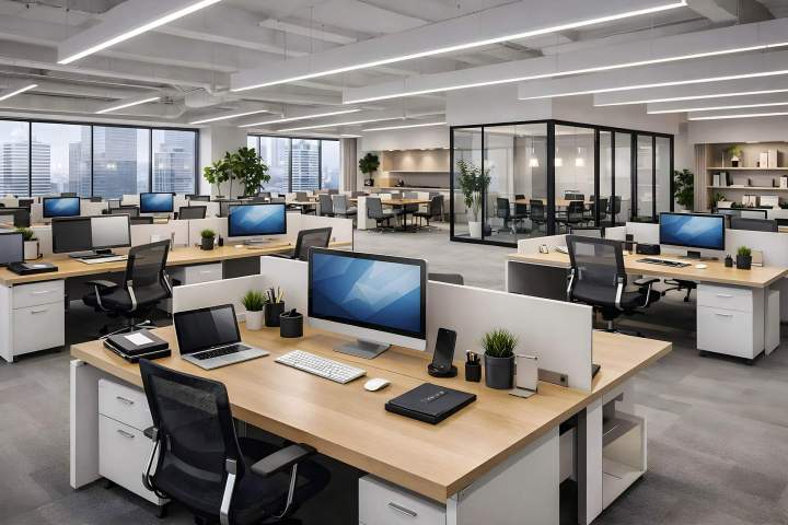 Bureaux après nettoyage Villejust