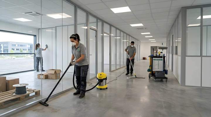 Remise en état espace professionnel Villejust